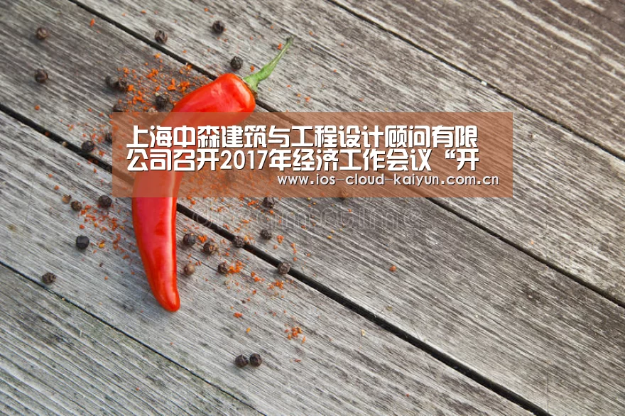 上海中森建筑与工程设计顾问有限公司召开2017年经济工作会议“开元棋牌下载”(图1) 上海中森建筑与工程设计顾问有限公司召开2017年经济工作会议“开元棋牌下载”(图1)